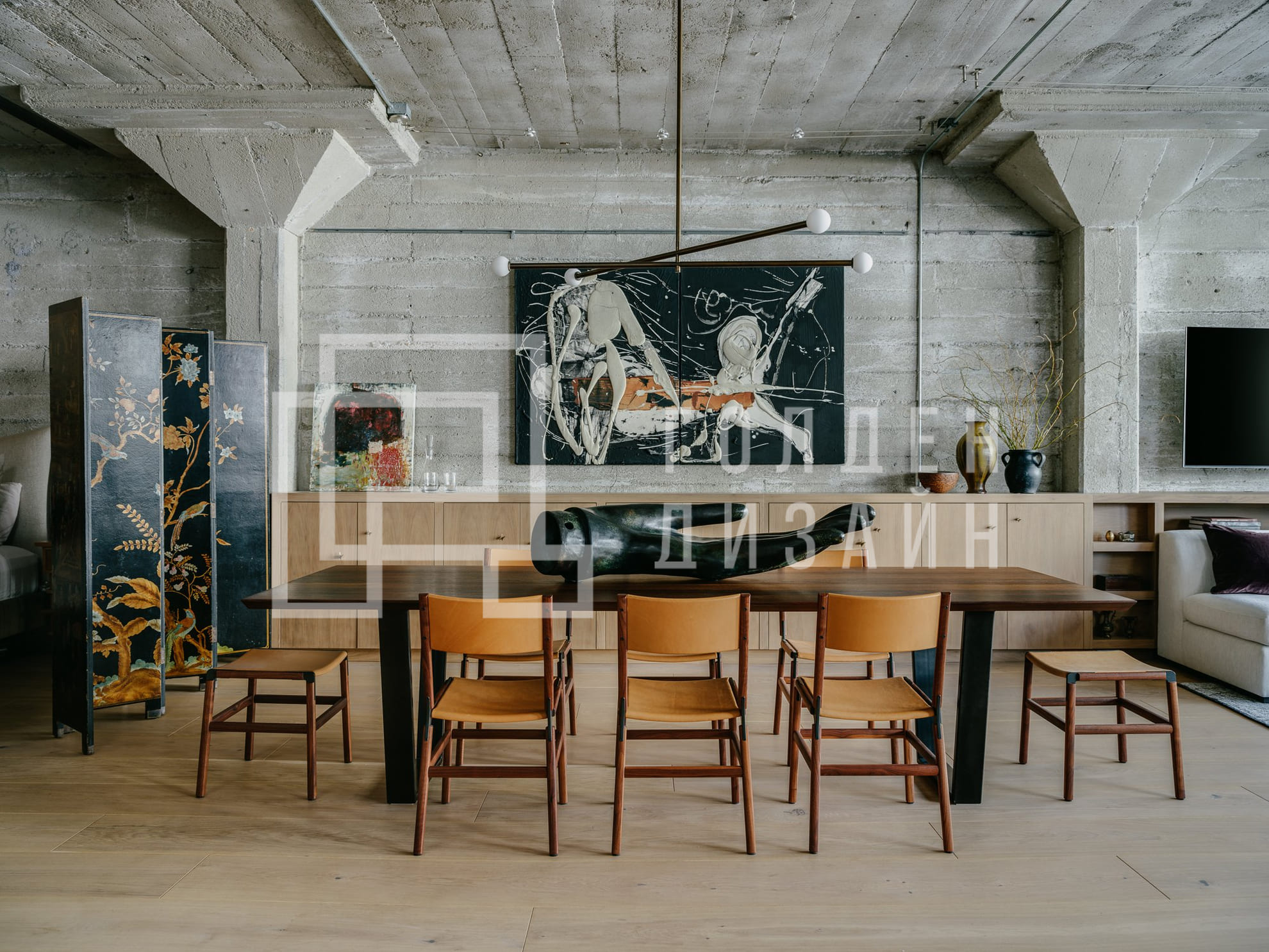 Дизайн интерьера в стиле Брутализм (необрутализм) 6