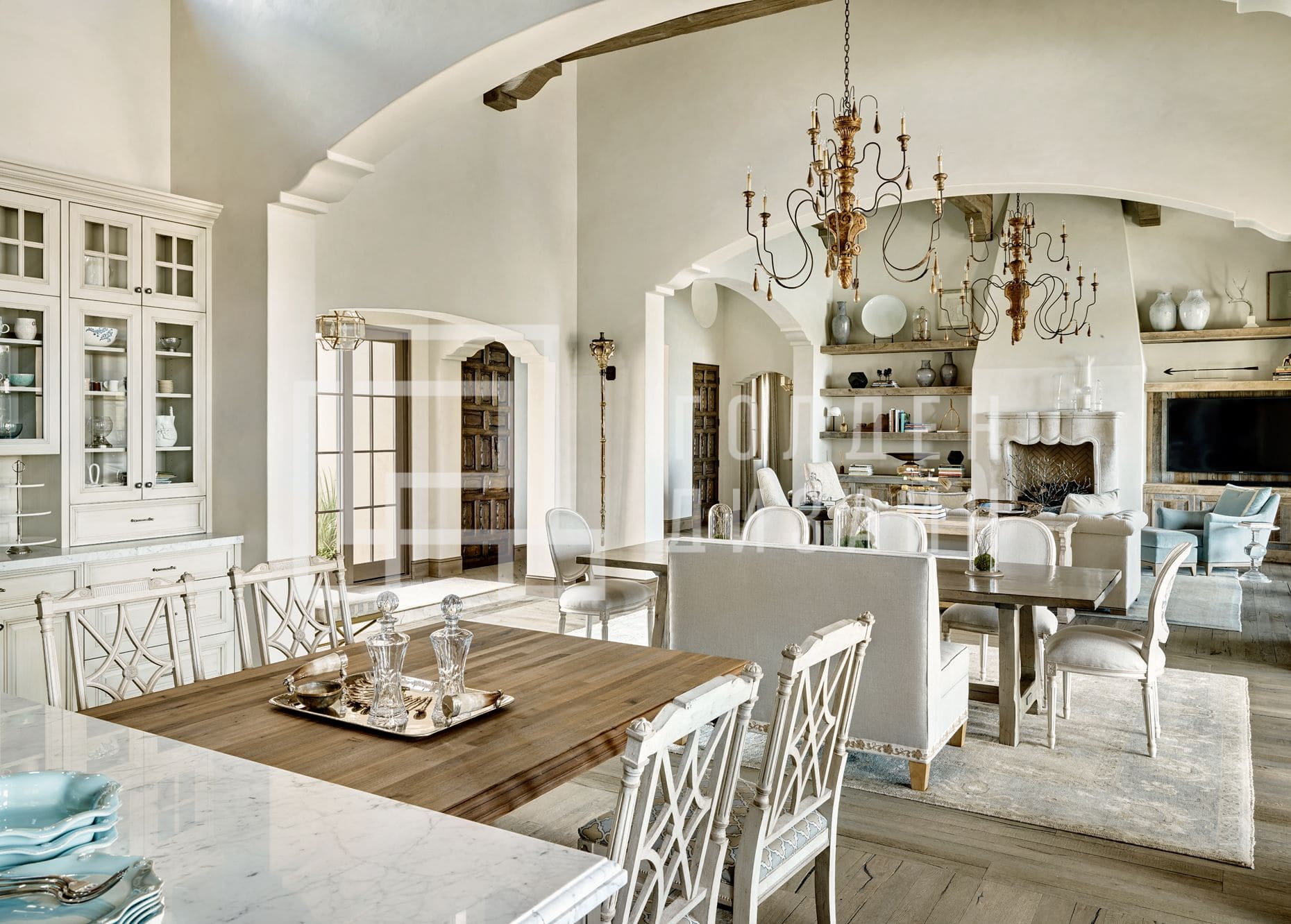 Французский стиль в дизайне интерьера 1