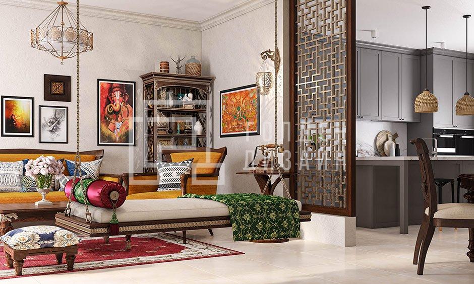 Индийский стиль в дизайне интерьера 2