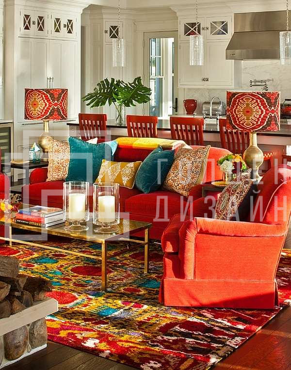 Дизайн интерьера в стиле Бохо 6