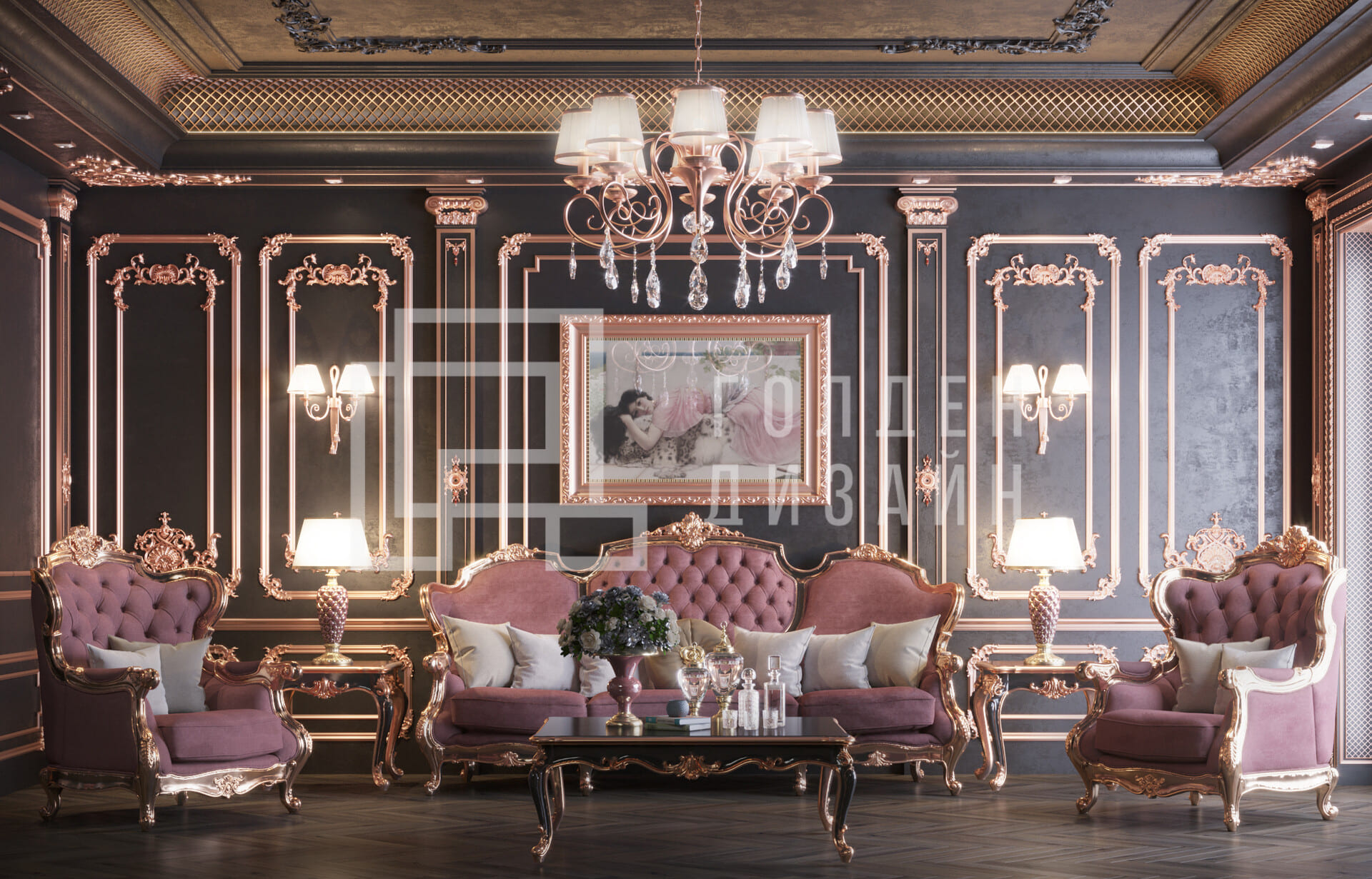 Классический стиль дизайна интерьера 2