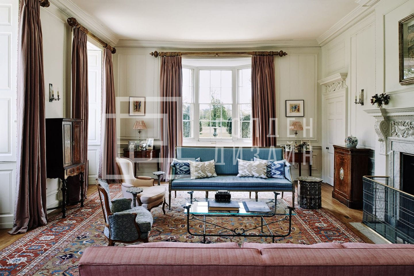 Георгианский стиль в дизайне интерьера 1