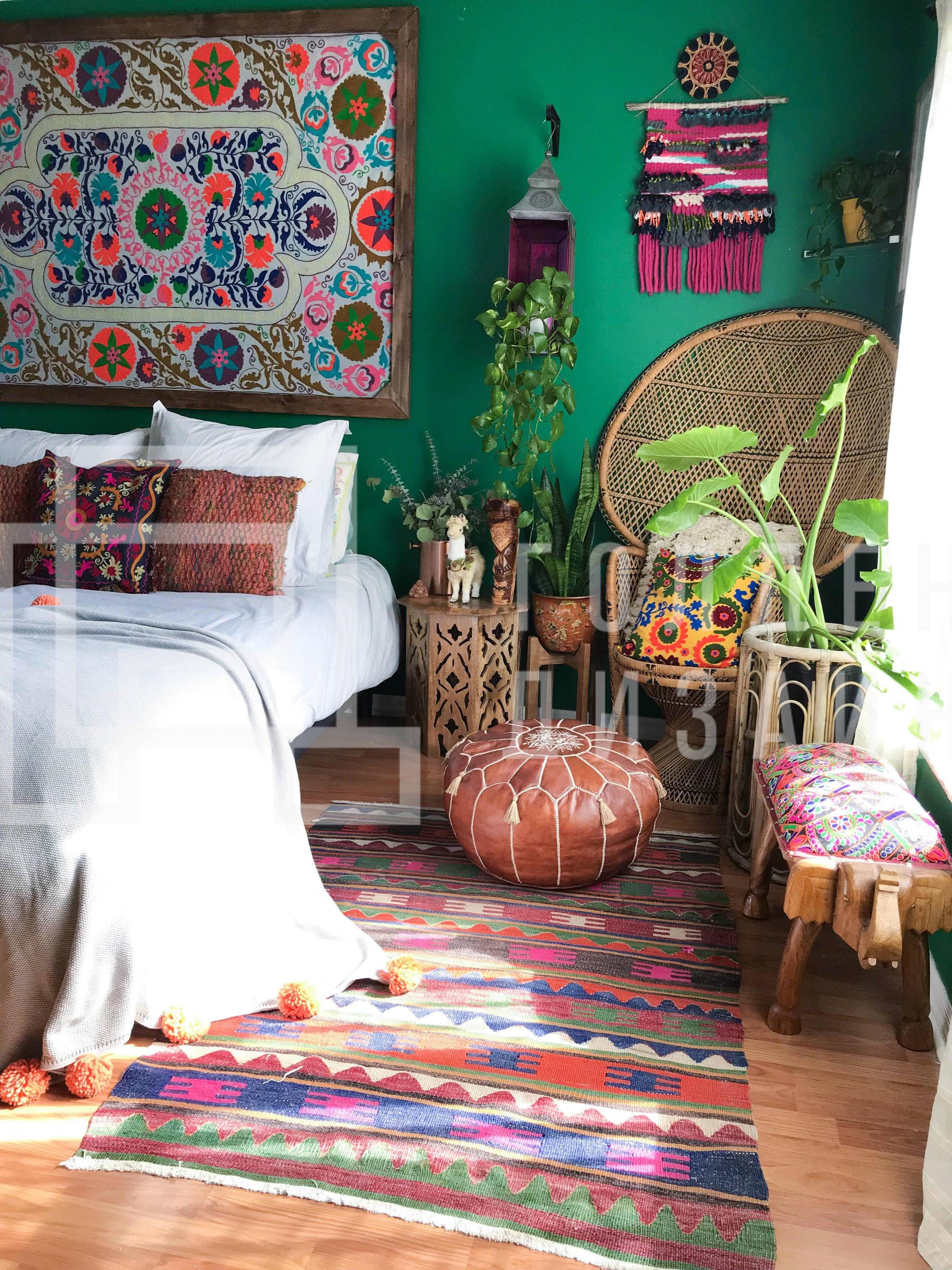 Дизайн интерьера в стиле Бохо 0