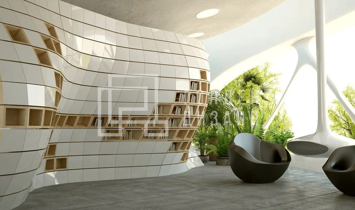 Дизайн интерьера в стиле бионика 2