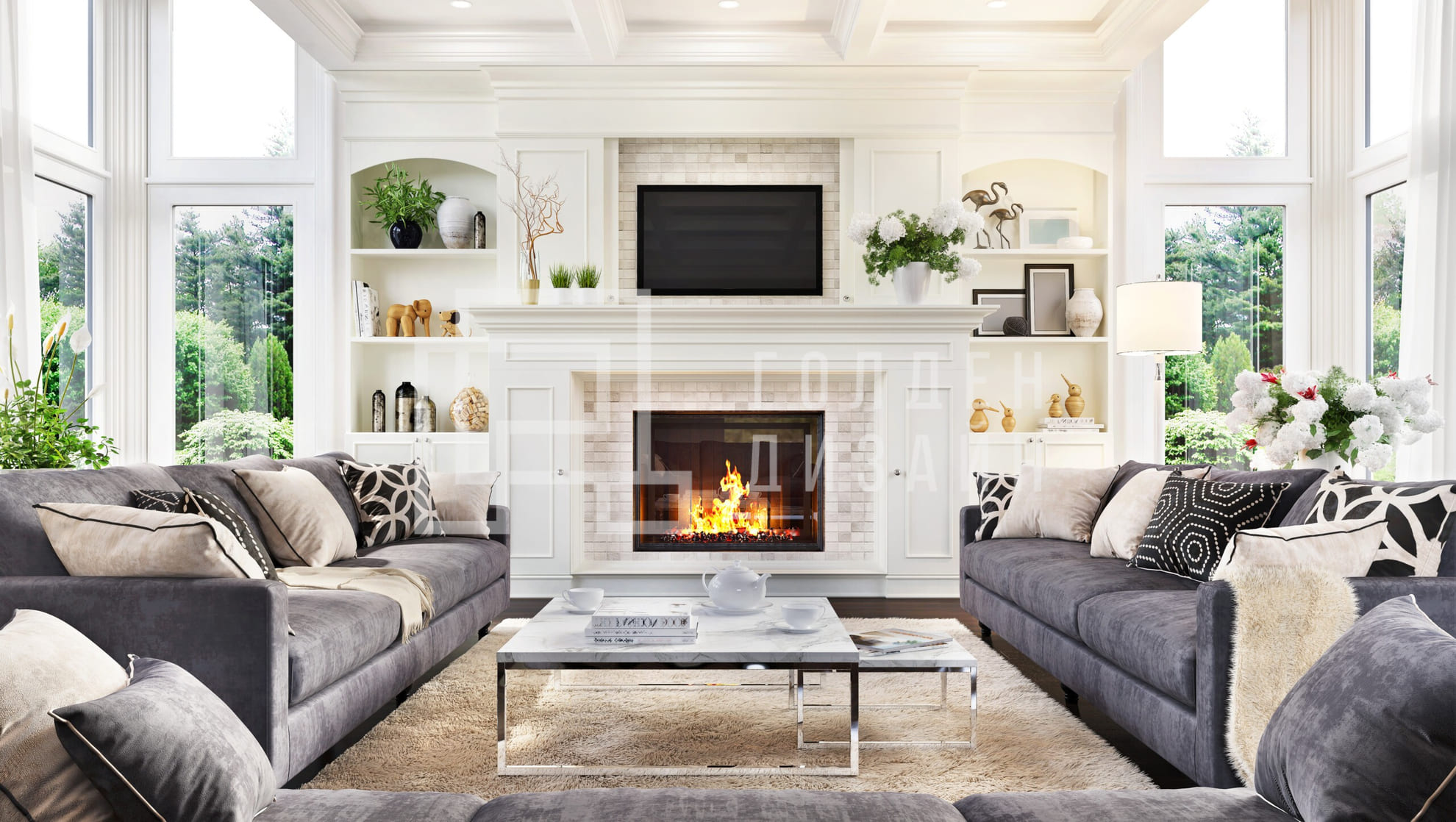 Классический стиль дизайна интерьера 1