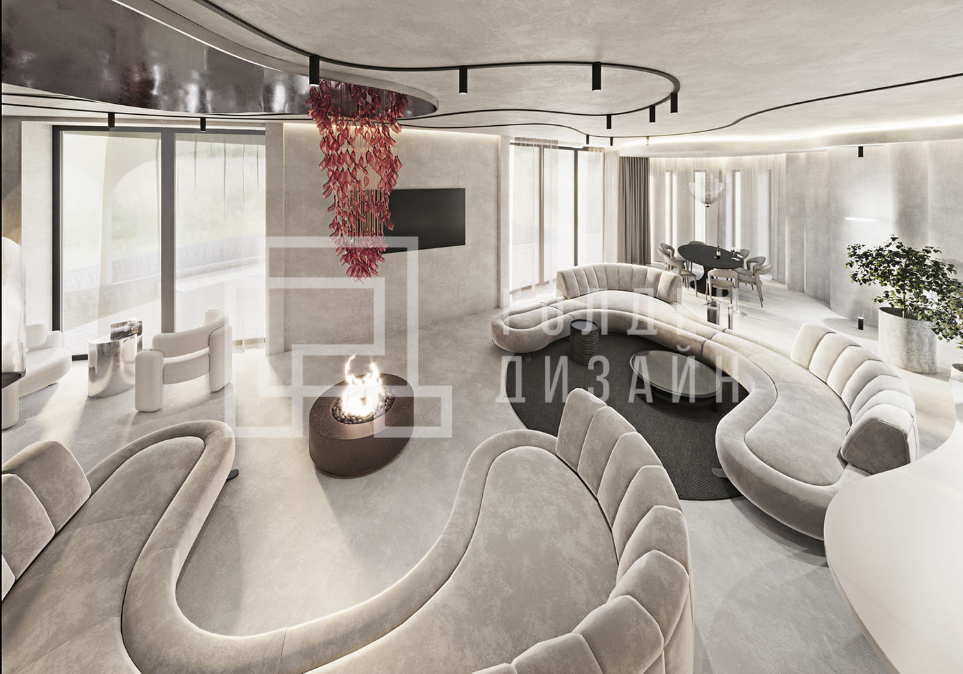 Дизайн интерьера в стиле бионика 4