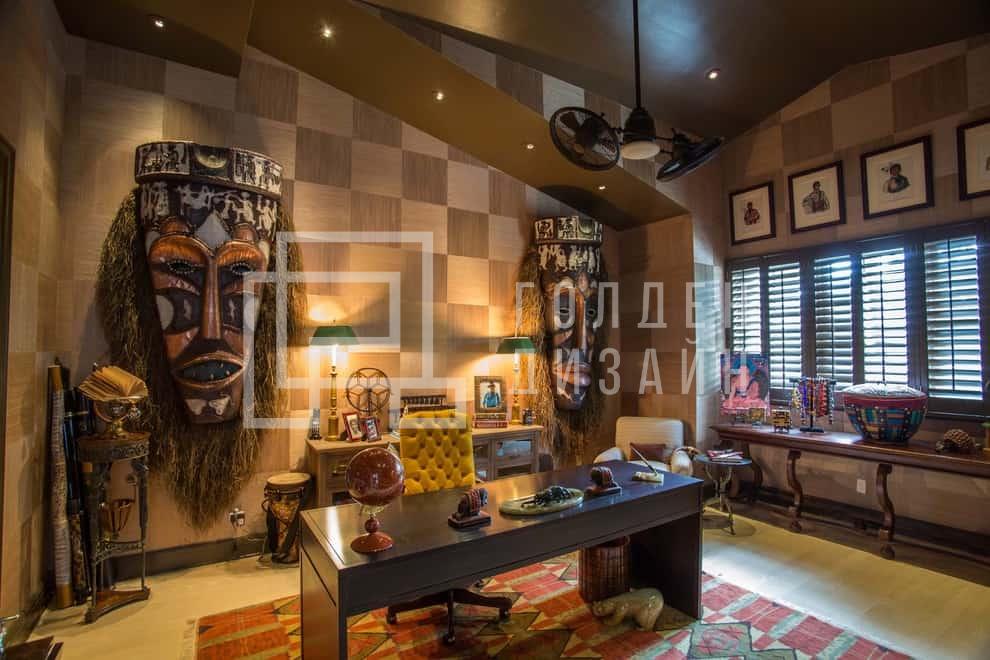 Африканский стиль в дизайне интерьера 1