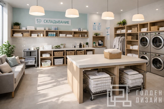 Дизайн интерьера прачечной